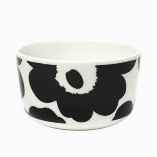 Marimekko marimekko oiva bowl unikko black  2.5 dl