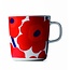 Marimekko marimekko oiva mug  unikko red 4dl