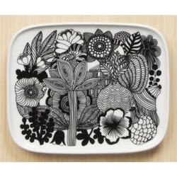 marimekko oiva plate  12x15 cm siirtolapuutarha