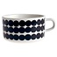 marimekko oiva tea cup siirtolapuutarha black