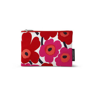 marimekko cosmetic bag mini unikko red