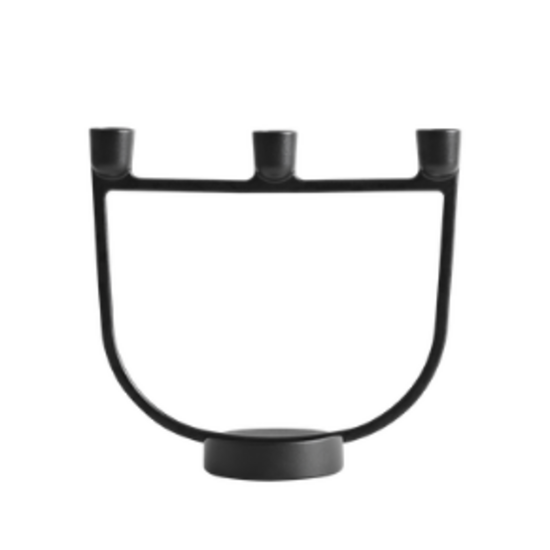 Muuto muuto open kandelaar zwart