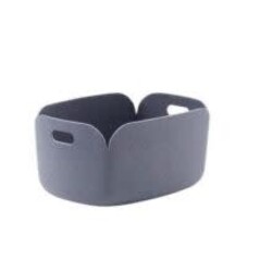muuto restore  basket blue grey 35cm x 48cm x 23cm