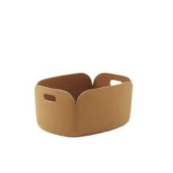 muuto restore basket burnt orange 35cm x 48cm x 23cm