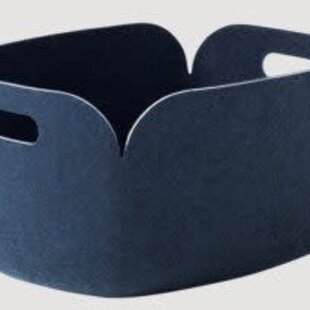 muuto restore basket midnight blue 35cm x 48cm x 23cm