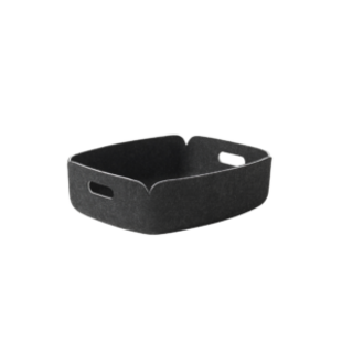 muuto restore tray black melange 31cm x40cm x 12cm