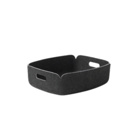 Muuto muuto restore tray black melange 31cm x40cm x 12cm