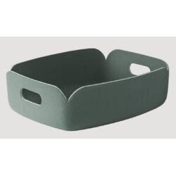 muuto restore tray dusty green 31cm x40cm x 12cm