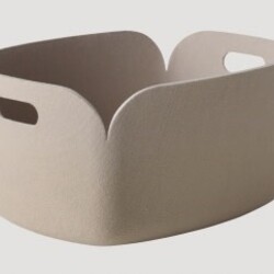muuto restore basket sand 35cm x 48cm x 23cm