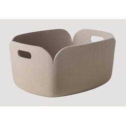 muuto restore basket sand 35cm x 48cm x 23cm