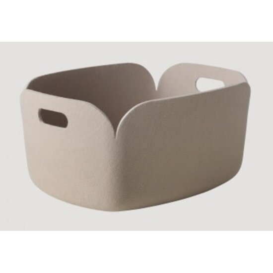 Muuto muuto restore basket sand 35cm x 48cm x 23cm