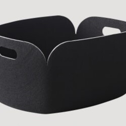 muuto restore basket black 35cm x 48cm x 23cm