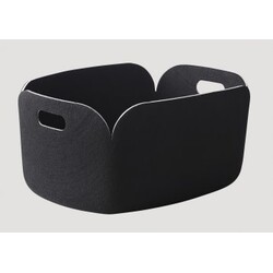 muuto restore basket black 35cm x 48cm x 23cm