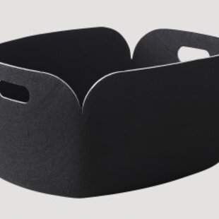 muuto restore basket black 35cm x 48cm x 23cm