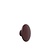 Muuto muuto dots wood burgundy 6,5 cm