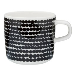 marimekko oiva coffe cup siirtolapuutarha black
