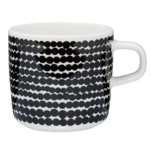 marimekko oiva coffe cup siirtolapuutarha black