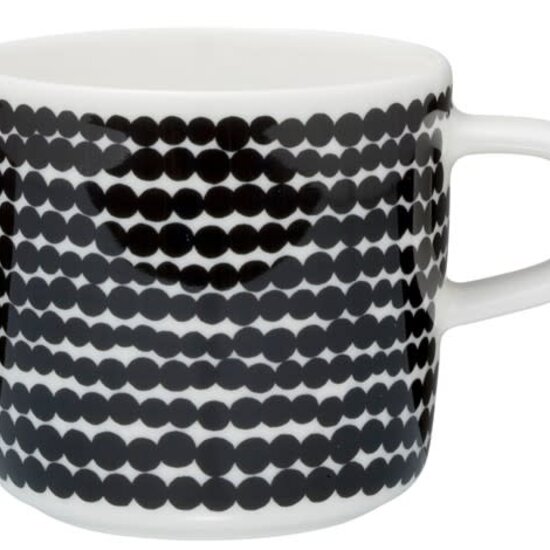 marimekko oiva koffiekop siirtolapuutarha zwart