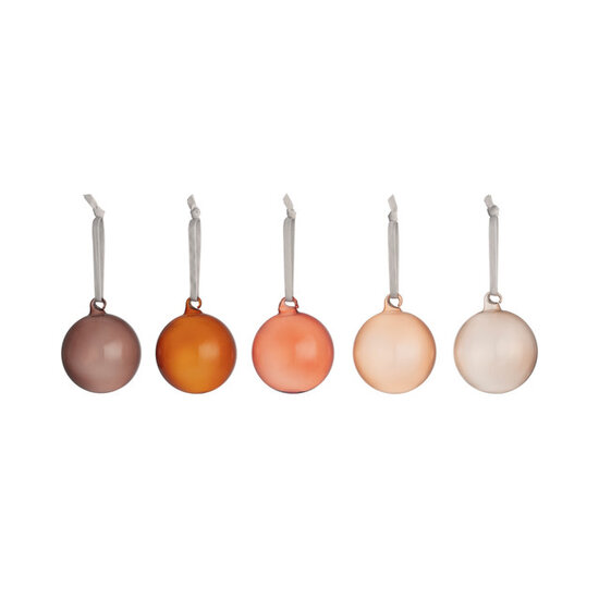 Iittala iittala glazen ballen set bruin