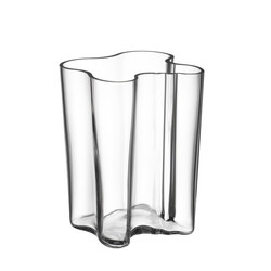 iittala aalto vase 181 mm clear