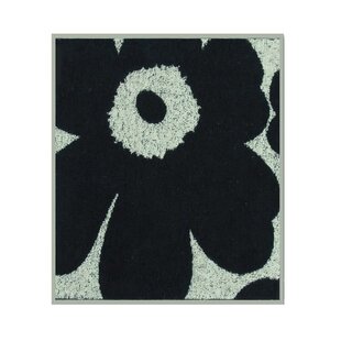 marimekko mini towel unikko dark blue 30 x 30 cm