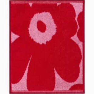 marimekko mini handdoek unikko red