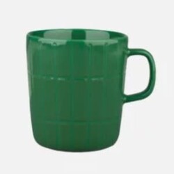 marimekko oiva mug tiiliskivi green 4dl