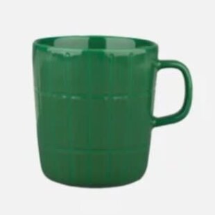 marimekko oiva mug tiiliskivi green 4dl