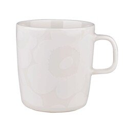 marimekko oiva mug  unikko white 4dl