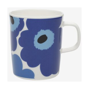 marimekko oiva mok unikko blauw groot