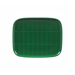 marimekko oiva plate 12 x15 cm  tiiliskivi green