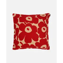 marimekko cushion cover pieni unikko 50x50 cm. red
