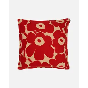 marimekko cushion cover pieni unikko 50x50 cm. red