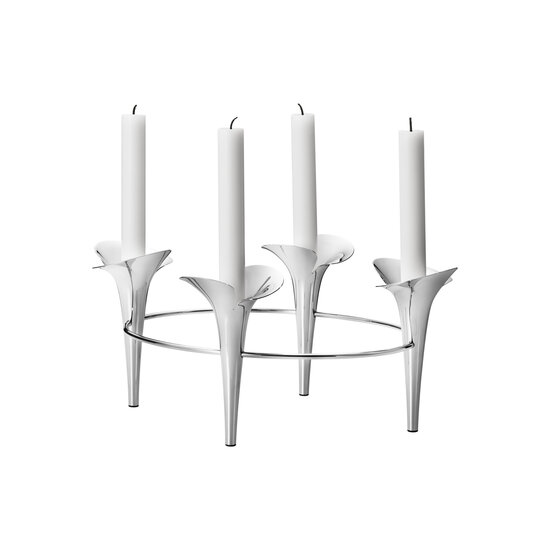 Georg Jensen Georg Jensen Bloom Taper kandelaar