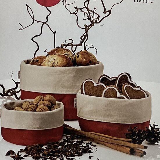 Stelton Stelton set broodzakken rood/zand