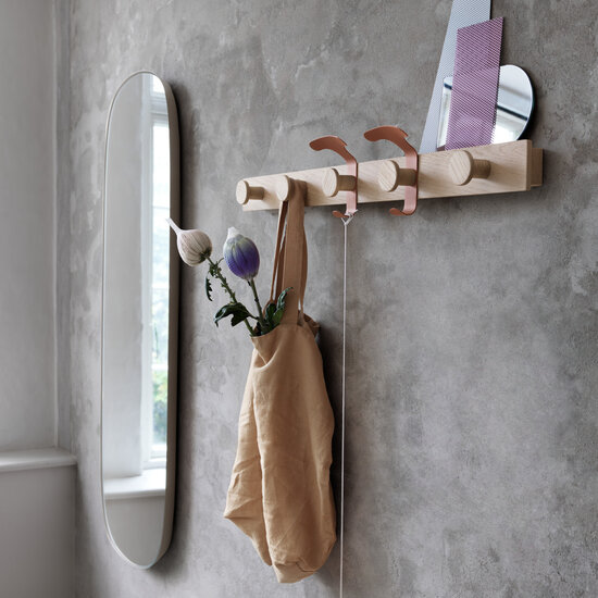Muuto muuto Avail Coat Rack kapstok eik/koper bruin