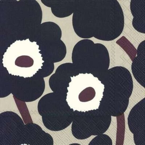 Marimekko marimekko UNIKKO BLUE LINEN servetten S