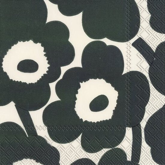 Marimekko marimekko UNIKKO CREAM GREEN servetten