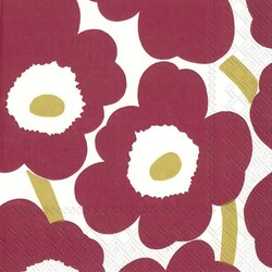 marimekko UNIKKO DARK RED GOLD S