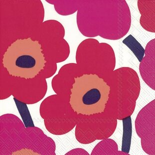 marimekko UNIKKO RED servietten