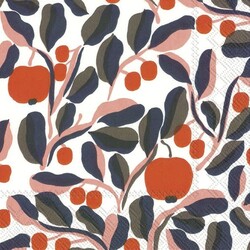 marimekko JASPI WHITE ROSE servetten