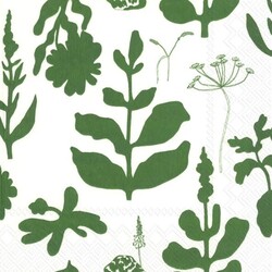 marimekko ELOKUUN VARJOT GREEN servetten