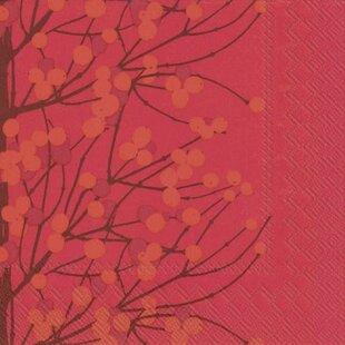 marimekko LUMIMARJA RED servetten S