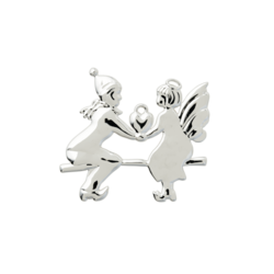 rosendahl kersthanger engeltjes silver plated