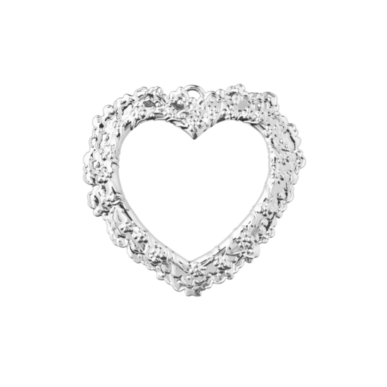 Rosendahl rosendahl kersthanger bloemen-hart  silver plated
