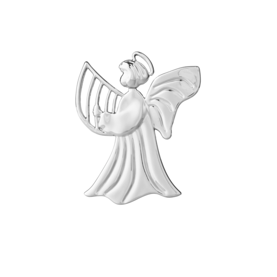 Rosendahl rosendahl kersthanger engel met harp  silver plated