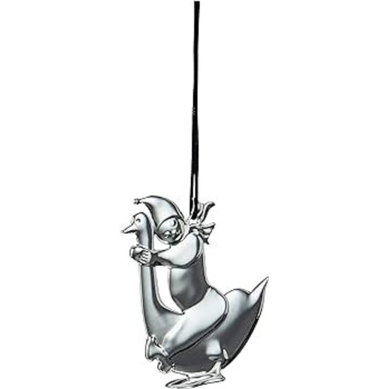Rosendahl rosendahl kersthanger jongen met gans silver plated