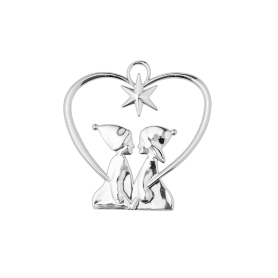 rosendahl kersthanger kinder kersthart silver plated