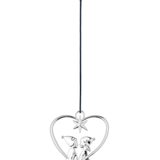 rosendahl kersthanger kinder kersthart silver plated