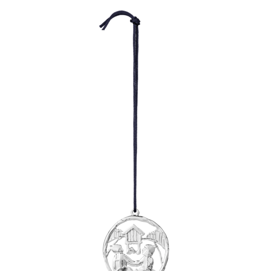 Rosendahl rosendahl kersthanger elvenhuisje silver plated